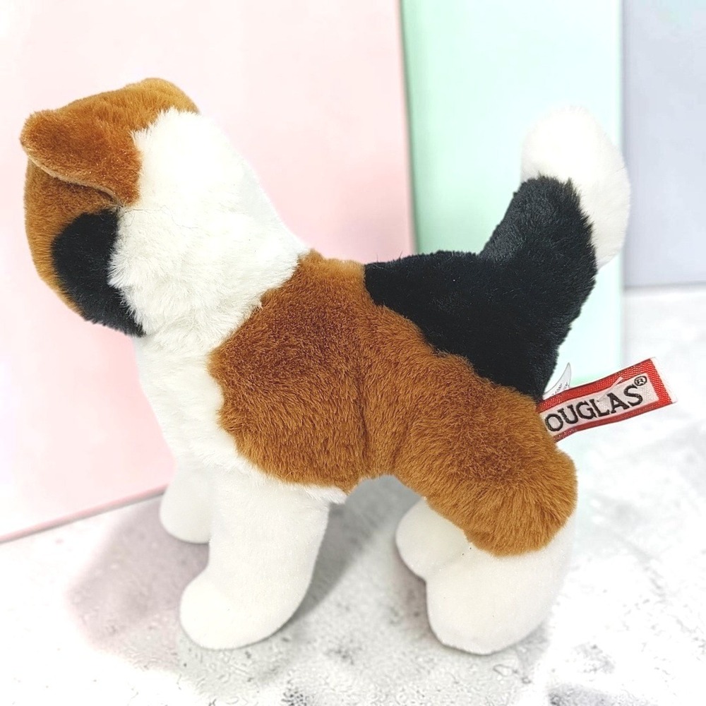 2024 Douglas Calico Cat Plush 8" Stuffed Animal Toy 4026 Heart Nose Tri-Color